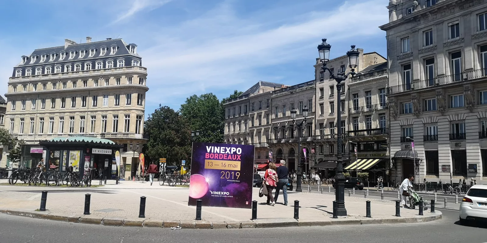 Pavoisement rue VINEXPO 2019