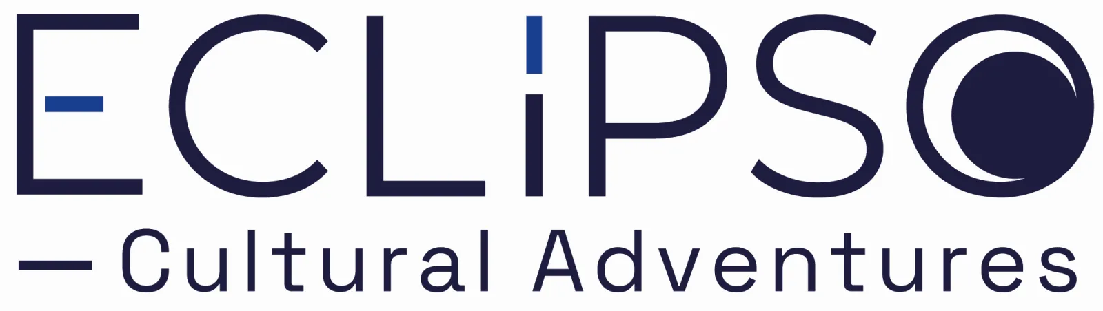 ECLIPSO Cultural Adventures logo featuring bold typography with a circular eclipse symbol integrated into the final letter O
