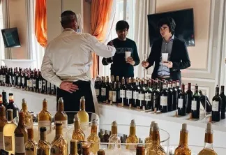 Dégustation primeurs 2020 Monblanc traiteur